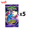 Lorcana Attack of the Vine! - 5 Booster Packs