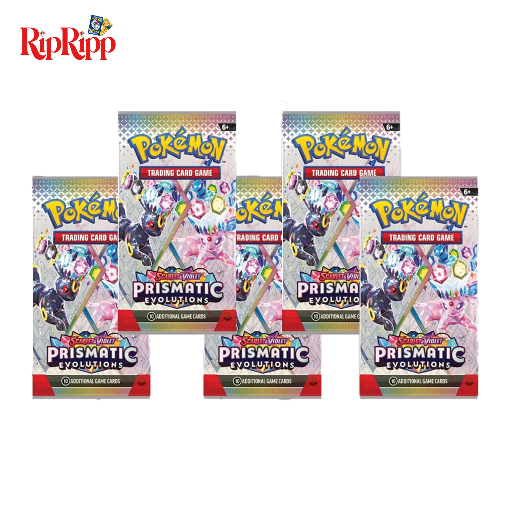 Prismatic Evolutions - 5 Booster Packs